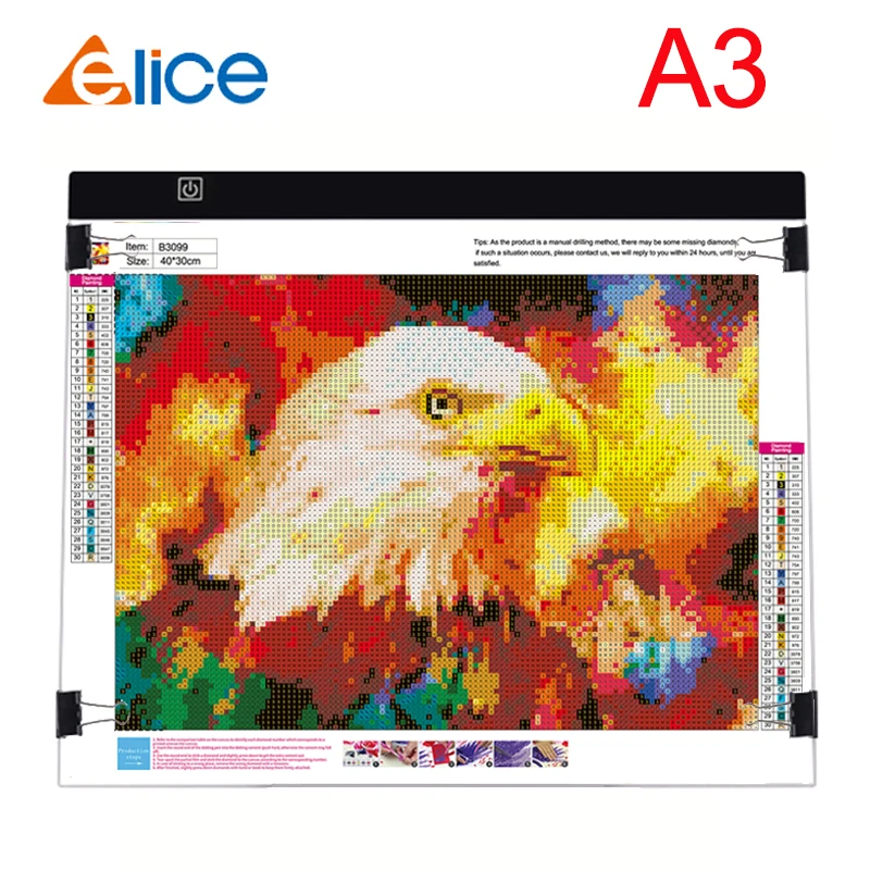 

Elice A3 drawing tablet wacom LED Light Pad Tracing Light Box Digital Tablets Painting Writing Drawing Tablet Sketching