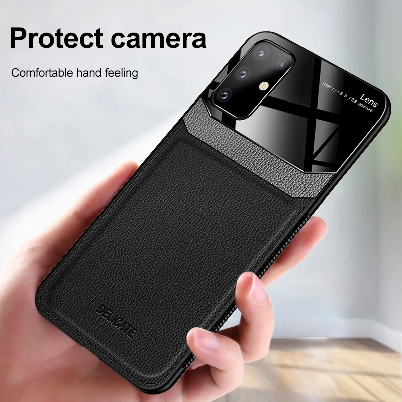 Чехол Funda для Samsung Galaxy S21 Ultra S20 FE Note 20 Plus A21S A51 A71 5G A70 A50 чехол из искусственной