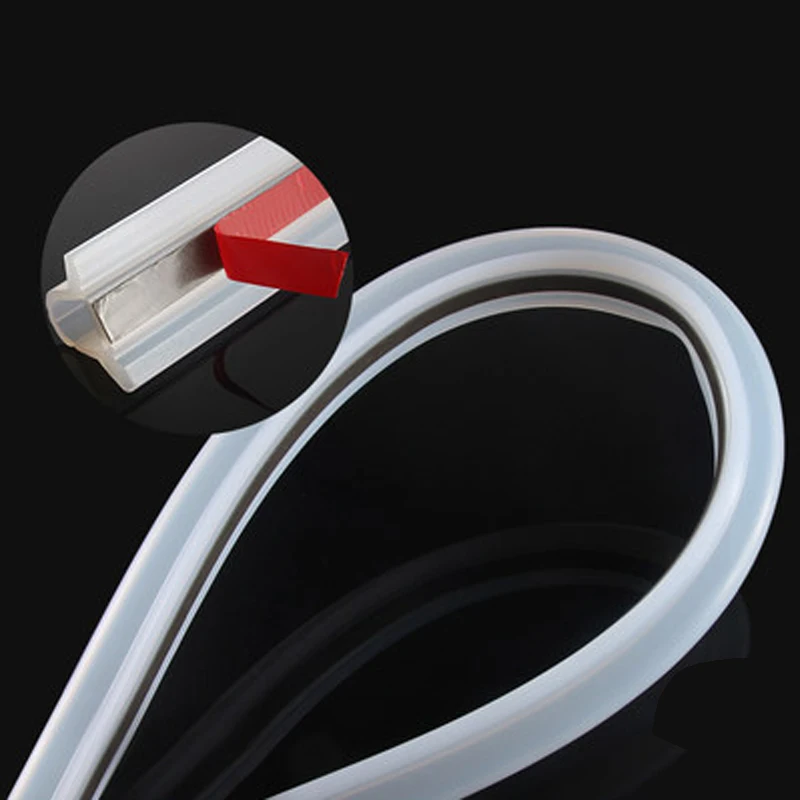 1M Silicone Wall Sealing Strip Self-Adhesive Kitchen Caulk Tape Bathroom Use New