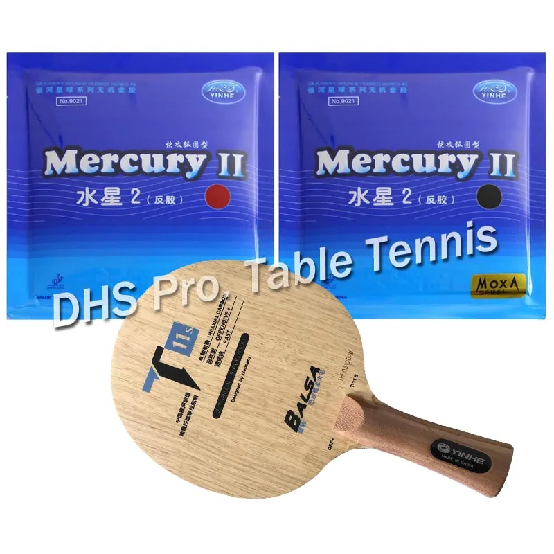 Pro Combo Racket Galaxy Yinhe T 11 + T11S Met 2x Galaxy Yinhe Mercury 2