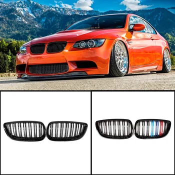 

2-Slats Front Grill Kidney Grille for BMW 3 Series E92 COUPE E93 Convertible E90 M3 pre-LCI 2006-2009