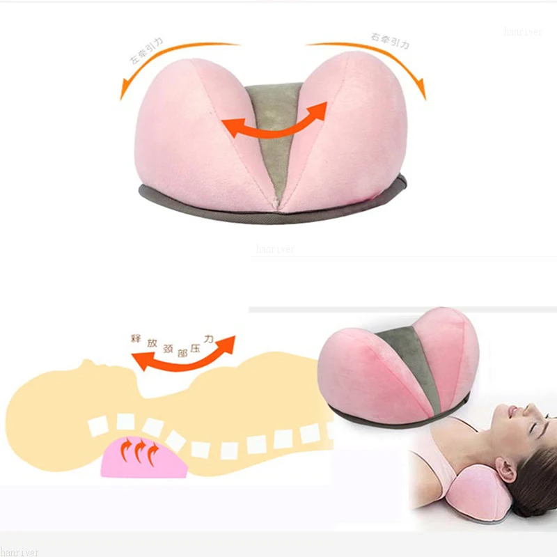 Vibrator Health Care Soft Cervical Neck Pillow Neck Support Nap Pillow Shoulder Stiffness Cervical Care Braces Supports