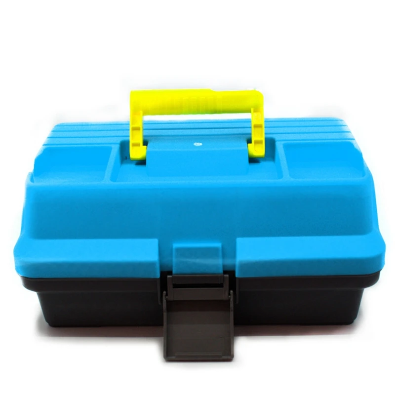 ABUO-Waterproof 3 Layer Fishing Tackle Box Fly Fishing Storage Case Portable Fishing Gear Strong Corrosion Resistant Storage Box