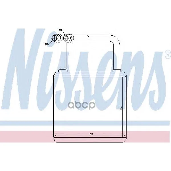 Ns72029_радиатор Печки! Mb W211/C219 02 Nissens 72029 Nissens арт. 72029