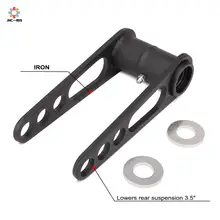 Мотоцикл задний для регулируемого опускания 3," адаптер Комплект для Сузуки Кавасаки снегоход Arctic Cat/ATV Z400 LTZ400 KFX400 KFX450R DVX400