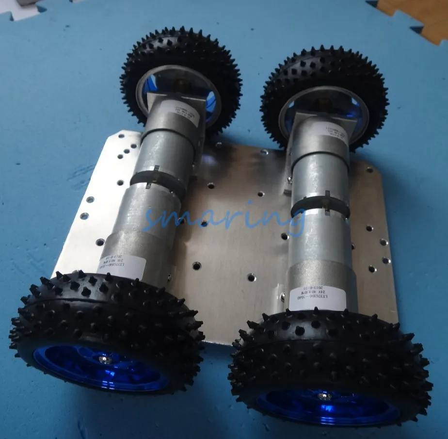 3540Motor Robot Smart Car Chassis With Speed Encoder 4 Wheels Drive Car For DIY Kit Educational Teaching Tool