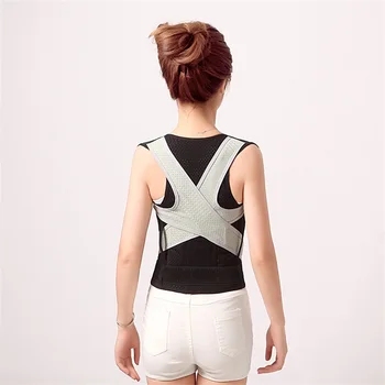 

Men Women Medical Adjustable Posture Corrector Upper Back Brace Shoulder Lumbar Support Belt Corset Posture Correction