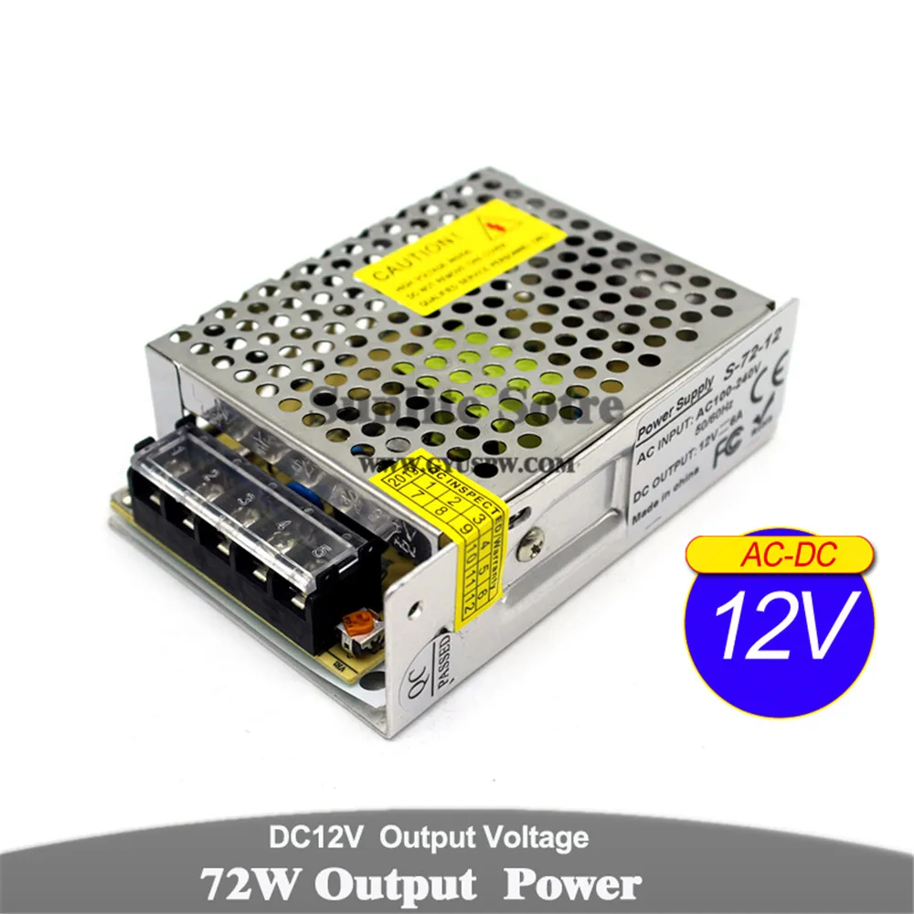 12V72W