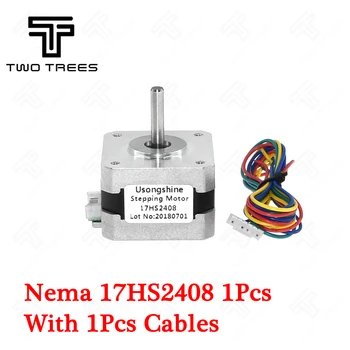 

17HS2408 4-lead Nema 0.6A 3D printer motor driver CE CNC Laser and 3D printer motor supplier 17 Stepper Motor 42 DC GEAR MOTOR