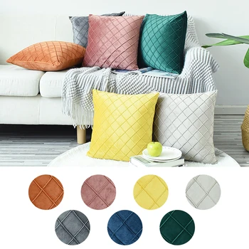 

Cushion Cover 30x50/45X45cm Rectangle Pillow Case For Living Room Sofa Velvet Throw Pillowcase Home Decoration
