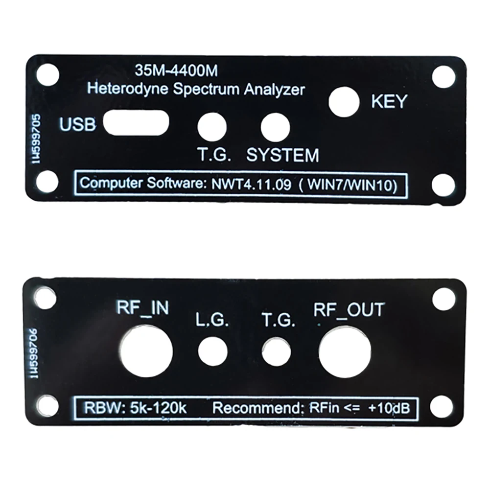 USB LTDZ 35-4400 м анализатор спектра источника сигнала с отслеживающим модулем источника радиочастотный домен инструмент анализа с алюминиевым l