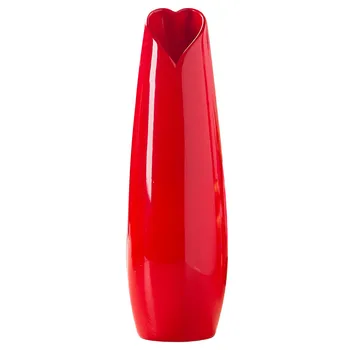 

Modern Red Vase Furniture Decoration Ceramic Red Tabletop Vase Statue Vase Flower Pot Home Decorations Wedding R2429