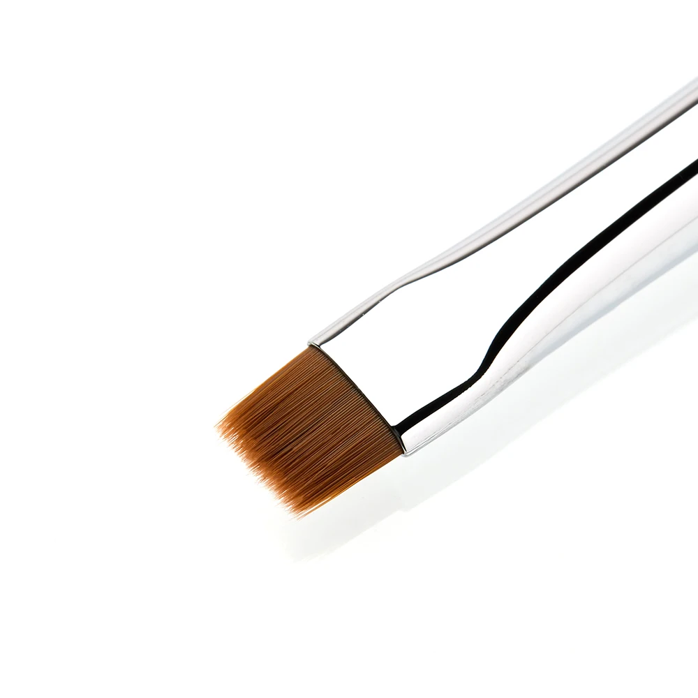 Jessup кисть для подводки глаз прецизионные синтетические волосы плоская кисть для макияжа бровей деревянная ручка