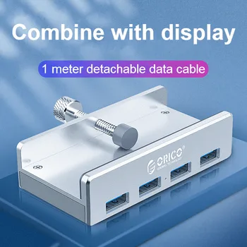 

USB Hub 3.0 Multi USB 3.0 Hub USB Splitter High Speed 4 Ports Hab TF SD Card Reader Snap on Extension HUB for Computer