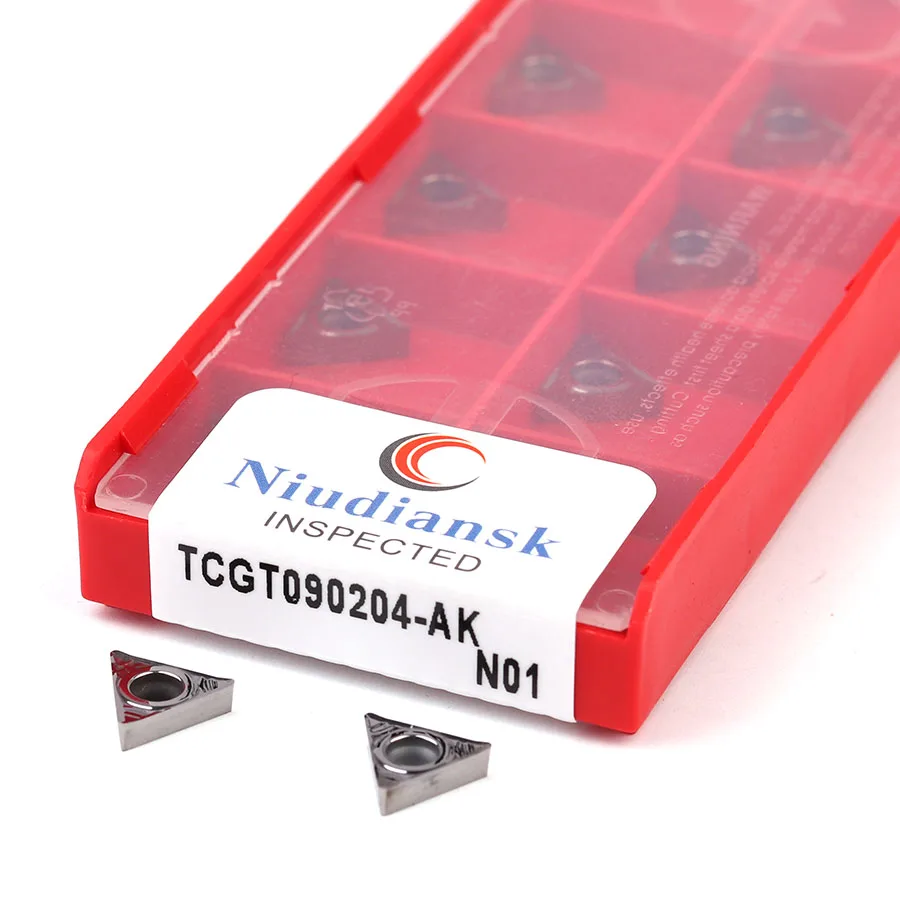 

TCGT090202-AK TCGT090204-AK N01 TCGT090208-AK N01 Blade for Aluminum CNC lathe turning blade Internal cutting tool carbide blade