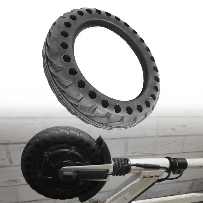 

200x50mm / 8" Electric Scooter Tubeless Solid Tyre Rear Wheel Rubber Tires Antiskid And Abrasion Resistant Rubber material