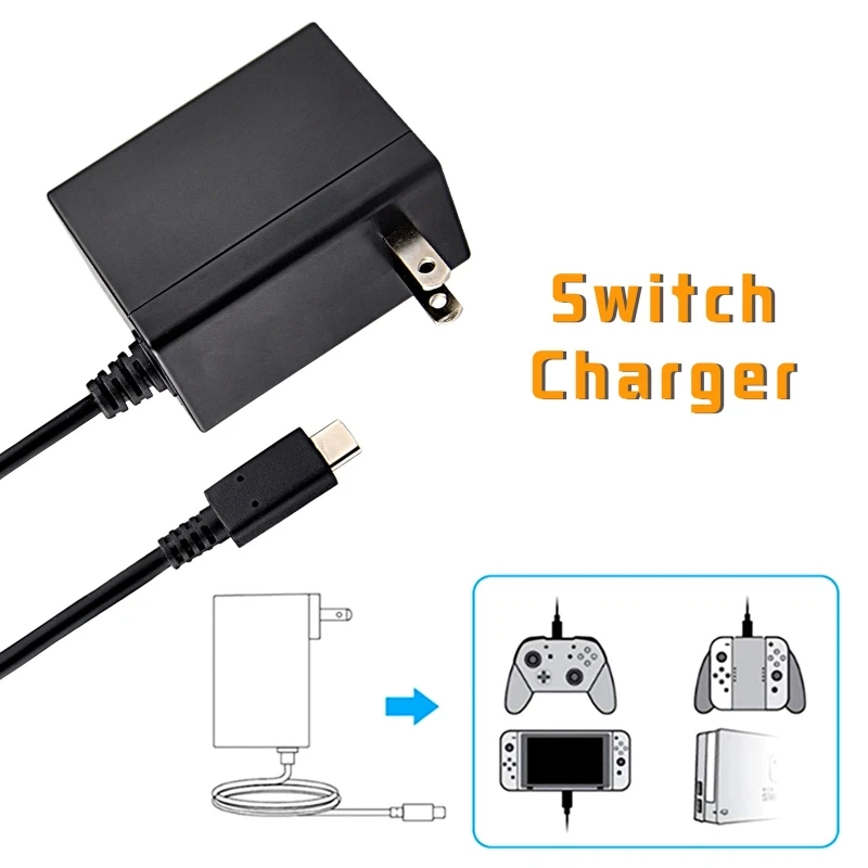 

EU/US Plug AC Adapter Type C Fast Charger for nintendo- Switch Cellphone Tablet E65C