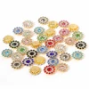 50pcs 14mm Multicolor strass Cabochons Perles cristal Bezel Patch bricolage main Needlework Archets Accessoires pour la fabrication de bijoux ► Photo 2/6