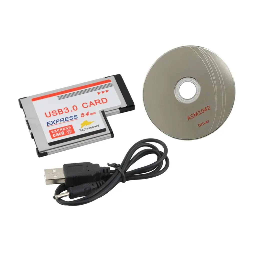 

ACEHE CG118 Express USB 3.0 PCMCIA 2 Ports Card Adapter Color 54mm Cable Adapter Wholesale 1pcs Silver