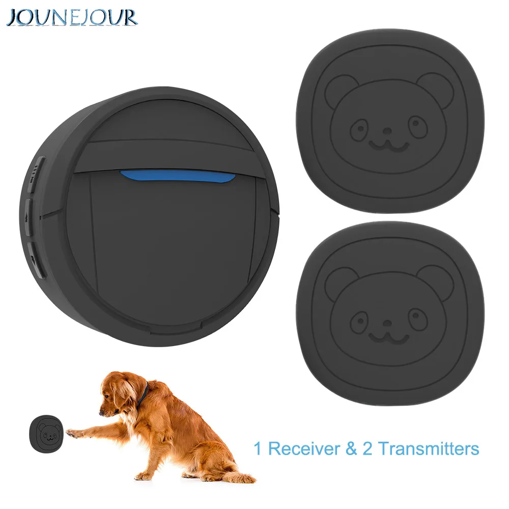 

Dog Door Bell Wireless Door Bell Multifunction Sensor Clicker Bell Training Tool Pet Dog Doorbells For Training Housebreaking