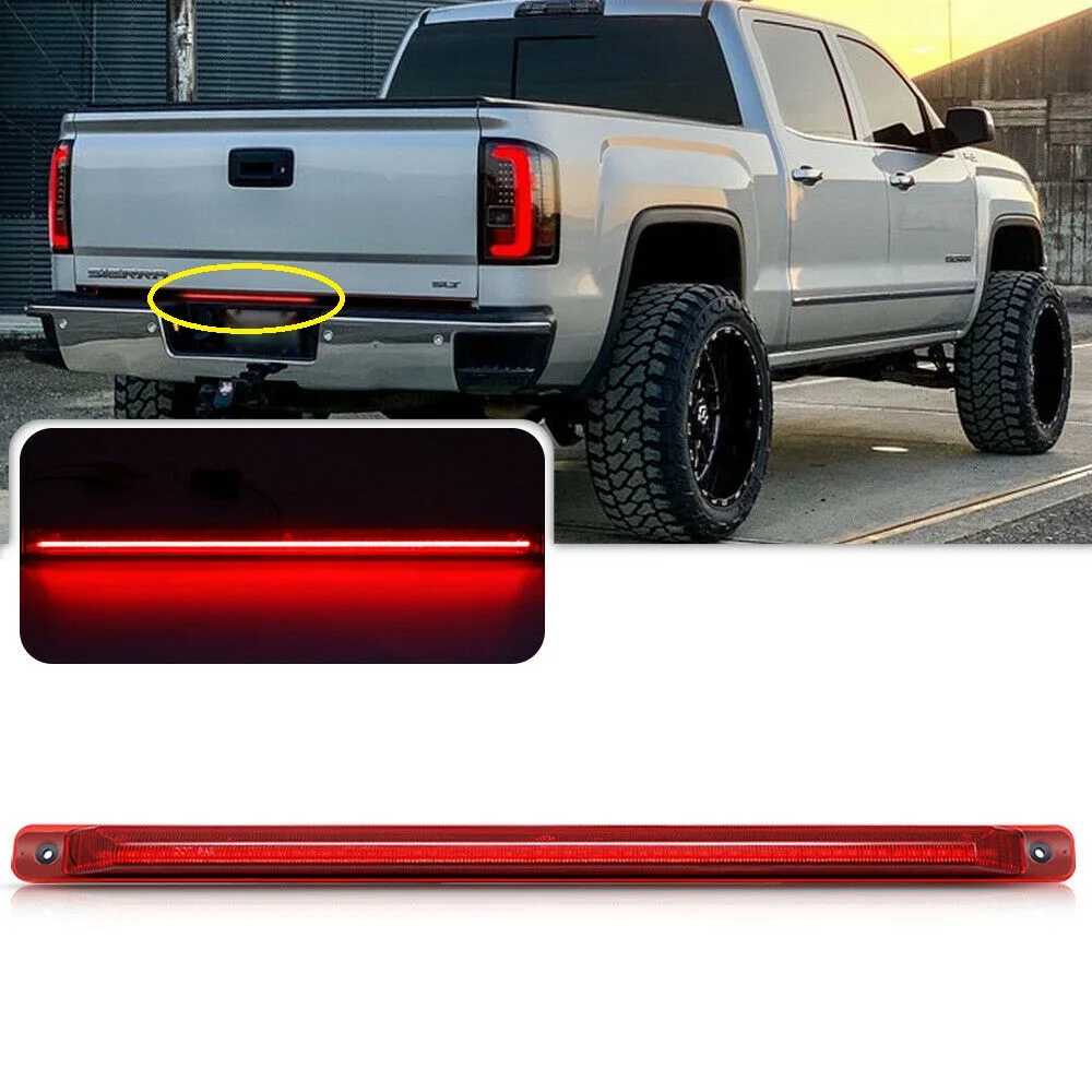 Светодиодный задний стоп-светильник 17 дюймов с красными линзами для Chevrolet Silverado