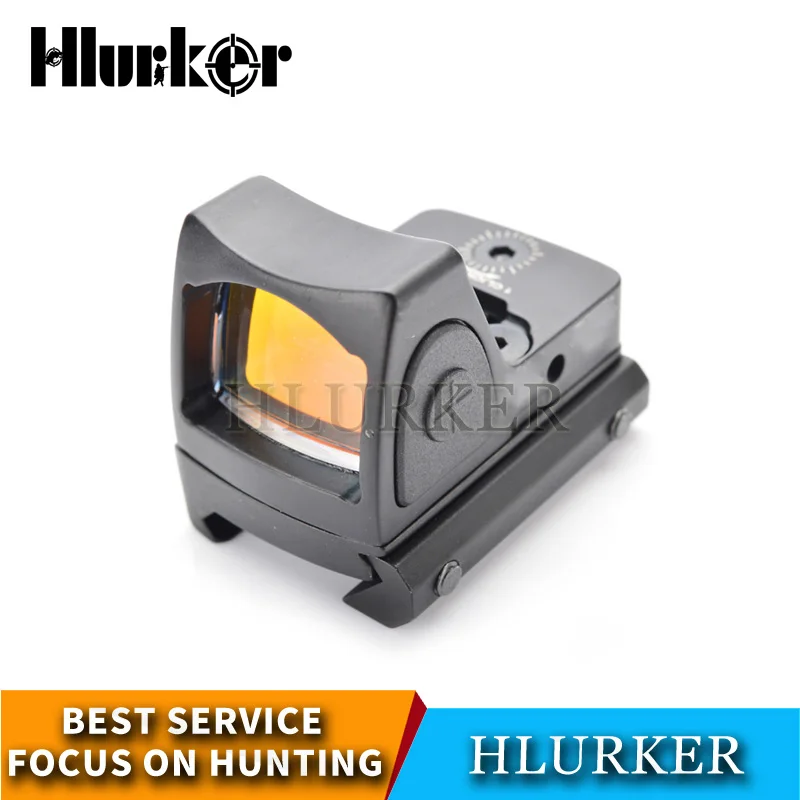 Оптический прицел Hlurker с красной точкой Регулируемая яркость для