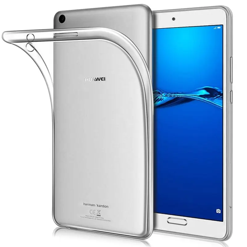 Новый мягкий прозрачный чехол для Huawei Mediapad M5 8 4 дюймов Кристальный ультратонкий