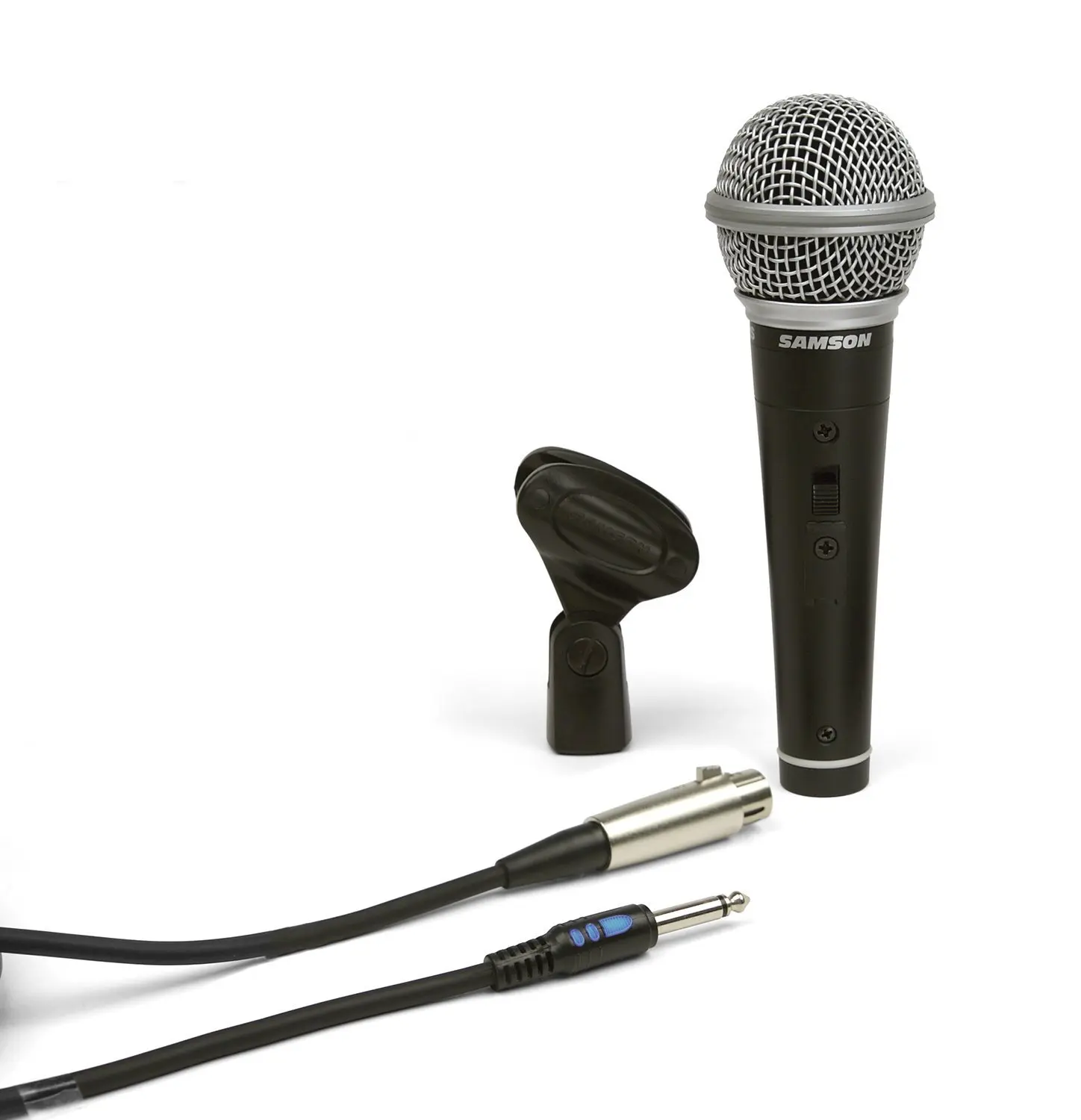 Samson R21s Dynamic Cardioid Handheld Microphone With Xlr To 1/4" Mic