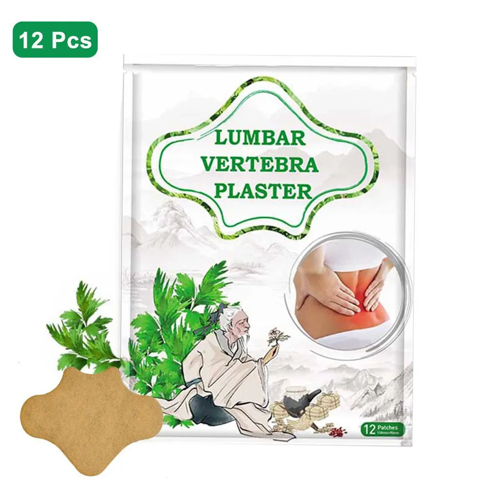

12Pcs/Bag New Knee Plaster Sticker Wormwood Extract Knee Joint Ache Pain Relieving Rheumatoid Arthritis Patch