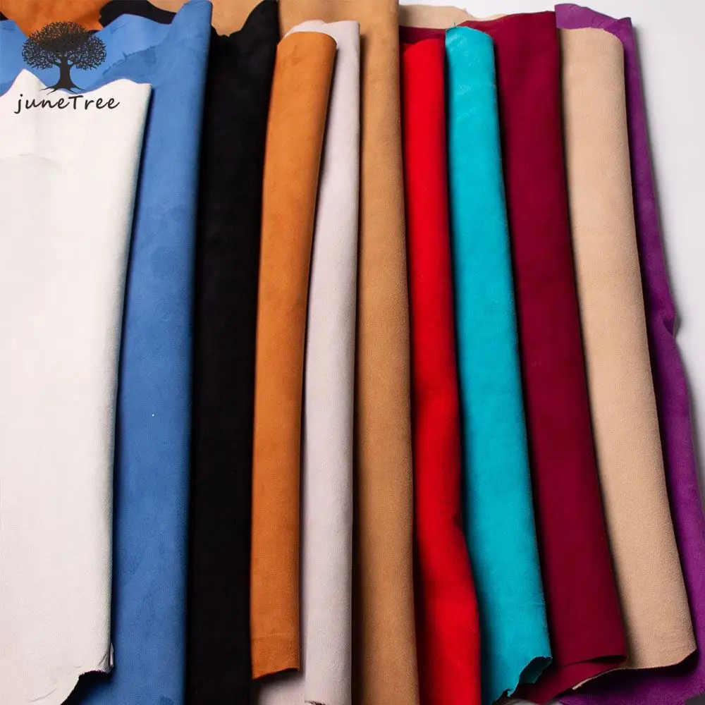 Высококачественная овечья кожа Junetree натуральная замша для лица мягкая 0 8 мм