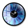 Blue Evil Eye Iris Pupil Printed Wall Clock For Eye Clinic Optician Artwork Decor Silent Wall Watch Eye Doctor Optometrist Gift 5