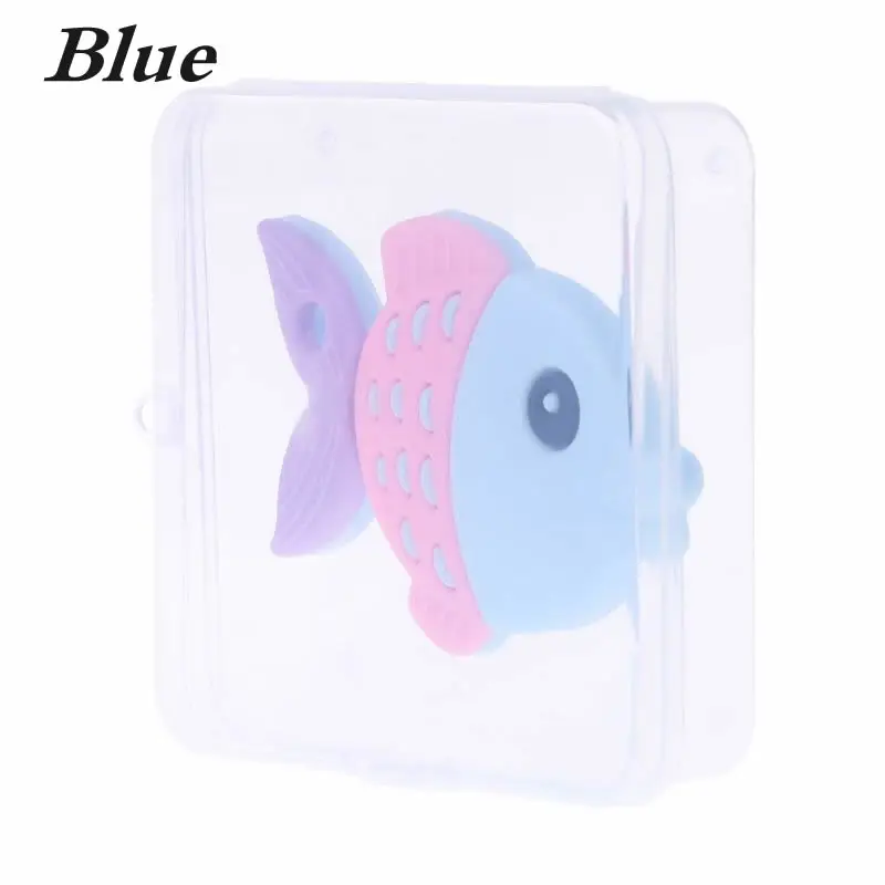 Детский Прорезыватель для зубов с рыбками из мультфильма, милый пищевой ...