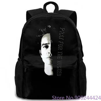 

panic at the disco Pray For The Wicked Tour Dates Brendon Urie Face Design Style New women men backpack laptop travel