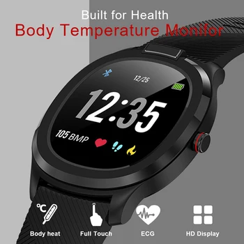 

Temperature T1 Smart Watch 2020 Waterproof Ip68 ECG Smart Watch Men Android IOS Sleep Tracker Busniess Sport Smart Watches Women