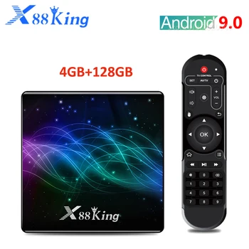 

Android Tv Box X88 King AmlogicS922X Quad-core 4GBDDR4 128GB LAN1000M RJ45 2.4G /5G dual-band Wifi 4K HD 1080P Set Top Box
