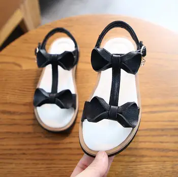 

Kids Sandals 2020 Summer Brand Butterfly Sandals For Baby Girls Beach Shoes Children Pu Leather Fashion Princess Flat Shoes