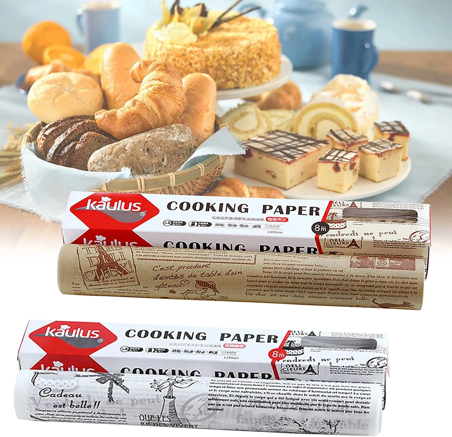 ParchmentBakingPaperHighTemperatureResistantWaterproofand