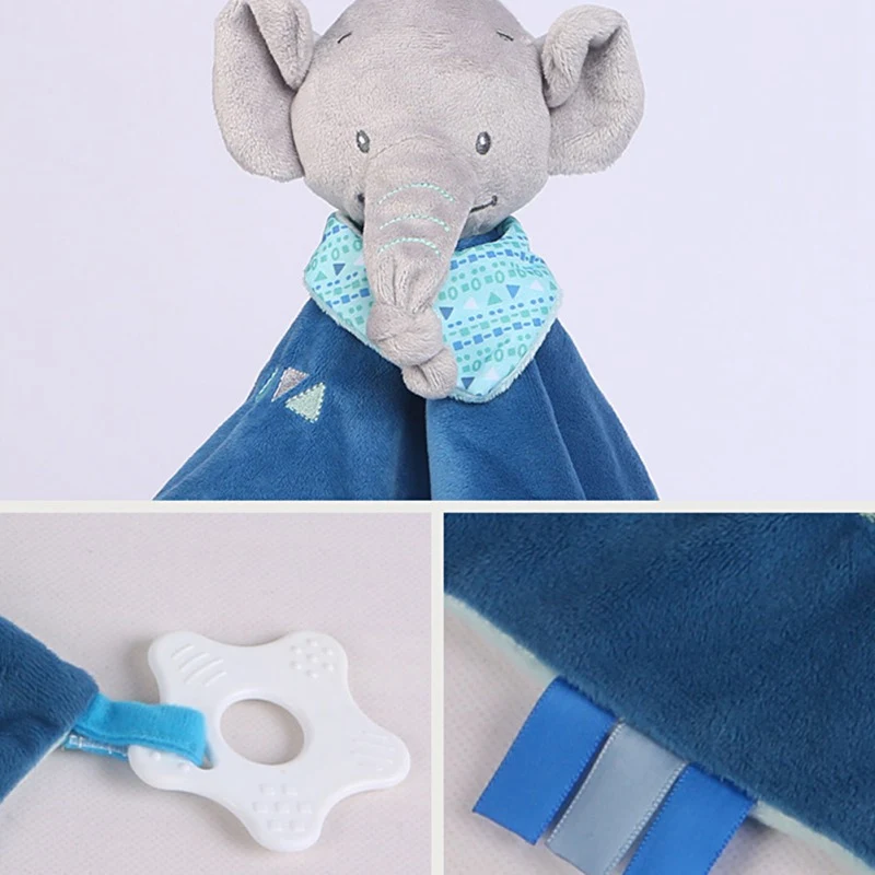 0-3Y детские игрушки для младенцев, животное, успокаивающее полотенце, мягкое плюшевое утешение, успокаивающее полотенце, успокаивающее полотенце, плюш