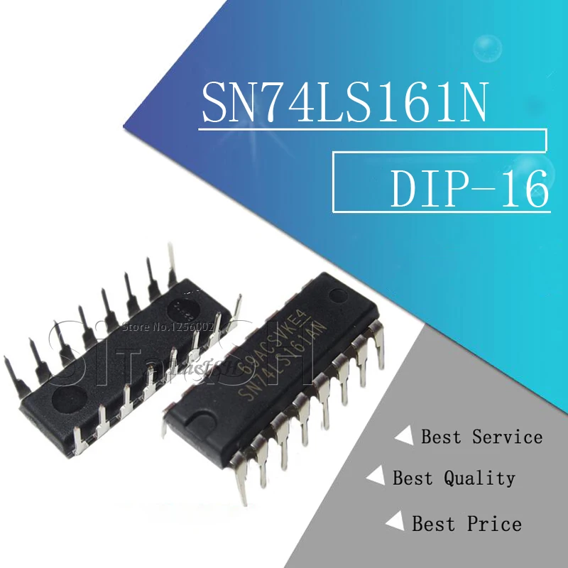 10 шт. SN74LS161N DIP16 74LS161 SN74LS161AN DIP HD74LS161AP DIP-16 | Электронные компоненты и принадлежности