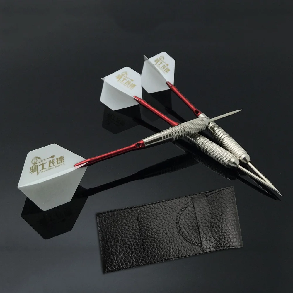 Darts 3pcs/set Tungsten Steel Tip+Shaft+Flight+leather case New High Quality 