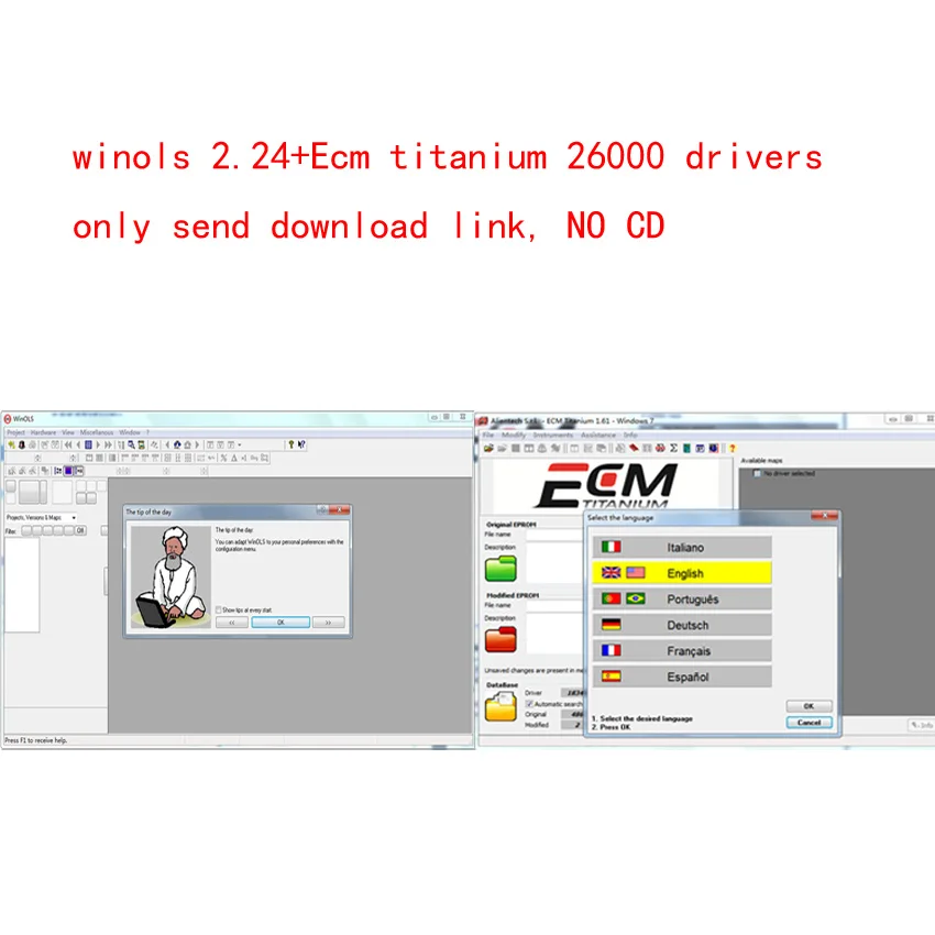 Winols 2,24+ Разблокировка патч+ Damos файлы+ видео+ Руководство пользователя+ Ecm titanium 26000 драйверы ссылка для загрузки - Цвет: only download link