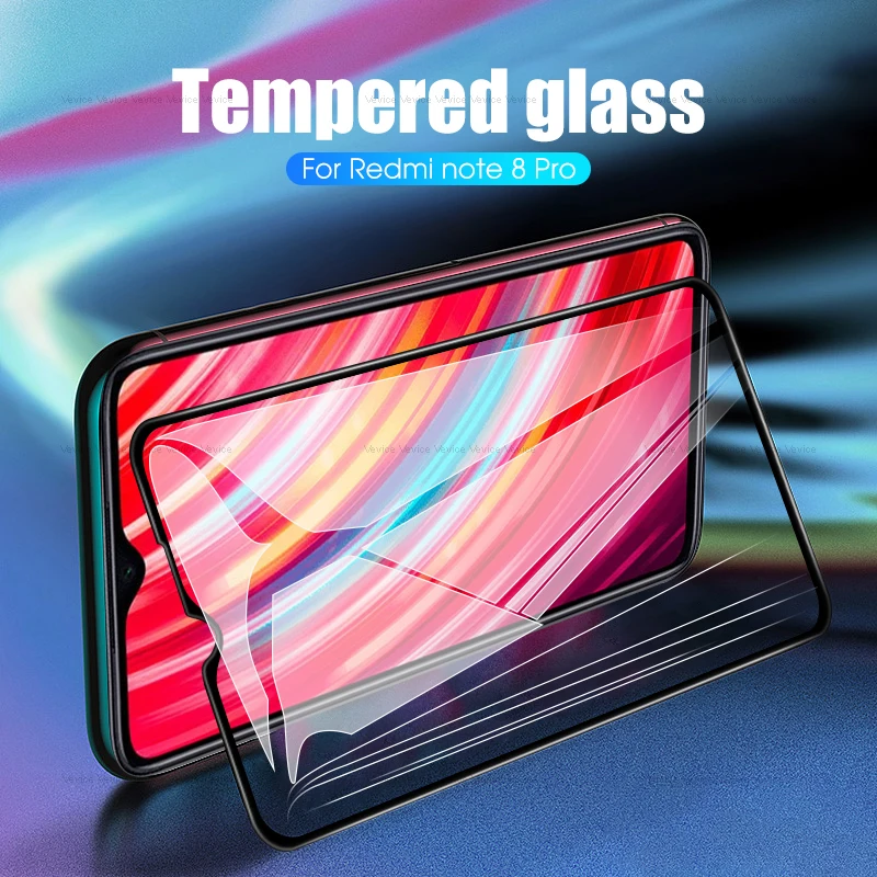 

Shockproof Tempered Glass For Xiaomi Redmi Note 8 Pro Screen Protector For Redmi Note 8 8pro Protective Glass on redmi 8 Film