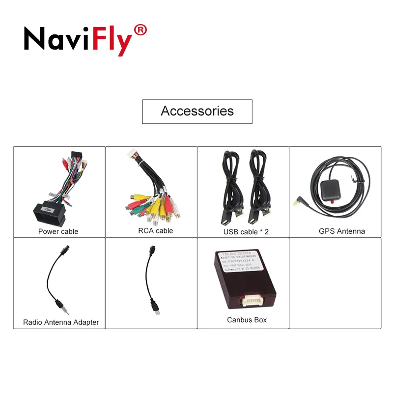 Best NaviFly Android 9.1 car multimedia player for Fiat Tipo Egea 2015 2016 2017 DVD GPS Navigation Wifi Quad Core 2G RAM 32G ROM Map 4