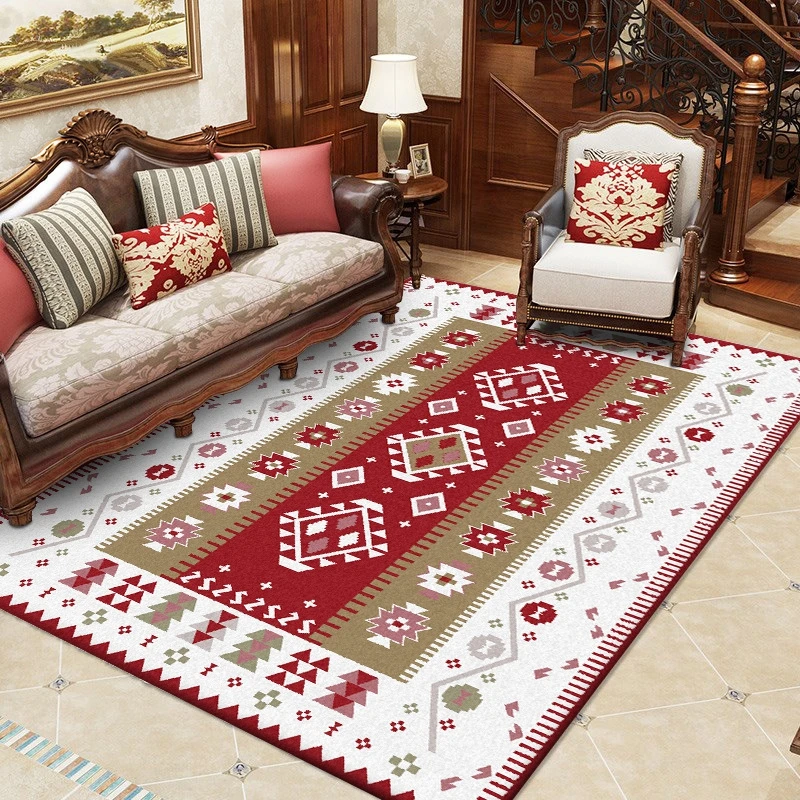 Классический персидский стиль спальни прикроватные коврики гостиная большая площадь ковры диван украшение домашнего стола кабинет Нескользящие коврики