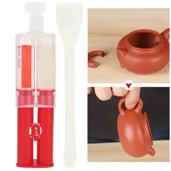 

25g 5 Minutes Rapid Epoxy Resin Adhesive AB Glue Wooden Metal Glass Repairing Tool for Jewelry Jade Fast Glue