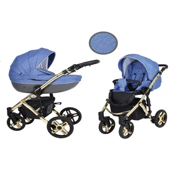 

Stroller bebe 2 pieces Mila Premium class gold frame, chair walkabout, carrycot