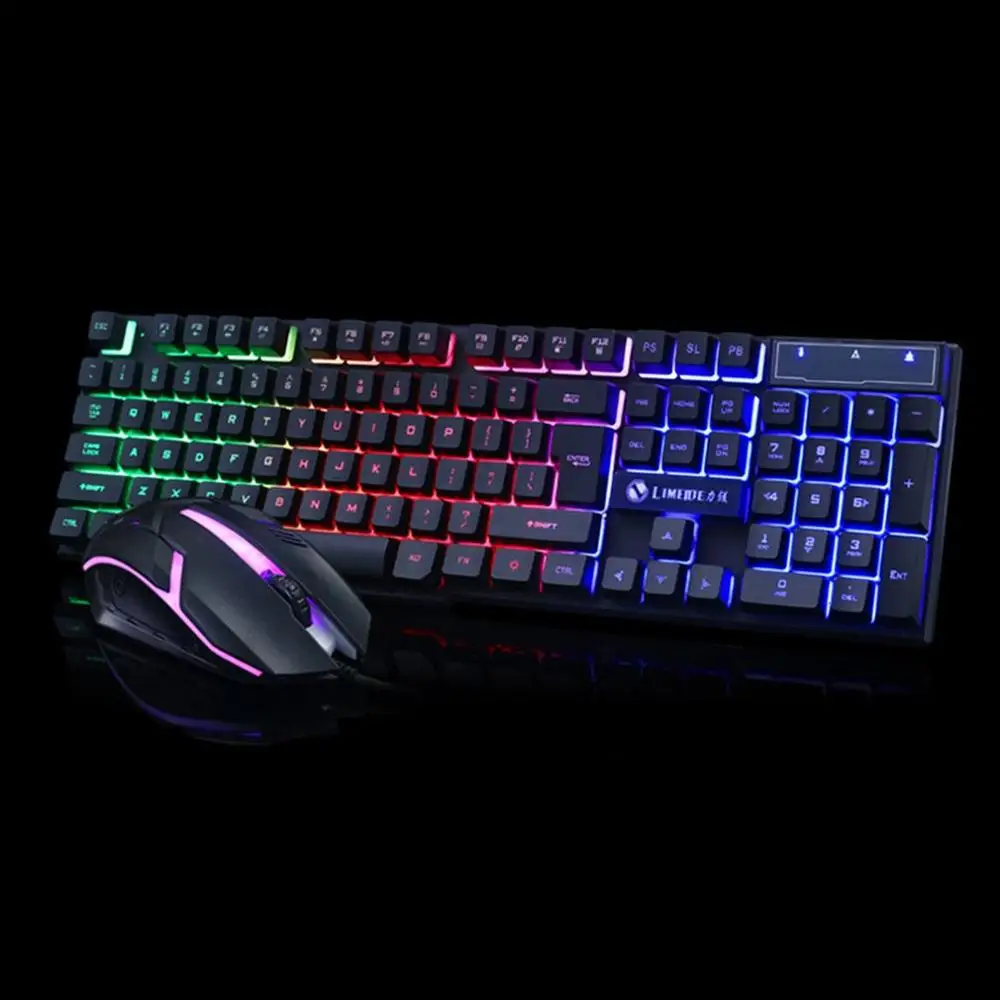 

Gtx300 Backlight Suspension Game Keyboard Mouse Mechanical Touch Keyboard Glow Keyboard And Mouse Set