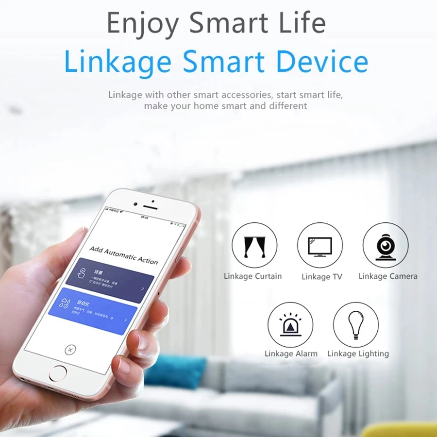 PIR Motion Sensor Tuya ZigBee/WiFi PIR Motion Sensor Wireless Infrared Detector Security Burglar Alarm Sensor Smart life APP Control Compatible