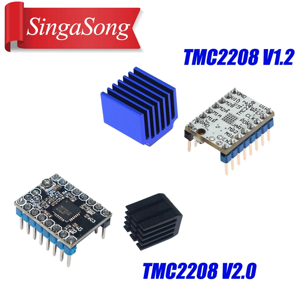 

5pcs TMC2208 Stepping Motor Mute Driver Stepstick replace TMC2100 Driver with CD-20 Ceramic screwdriver for 3D printer