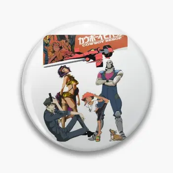 

Cowboy Bebop see you in space Cosplay Figures Badge Brooch Pin Bedge Button The Millionaire Detective Bag Badges Gifts